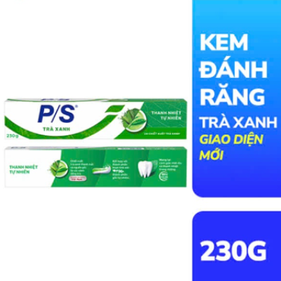 P/S Kem Đánh Răng Trà Xanh 230g/Ống