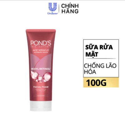 POND’S Sữa rửa mặt chống lão hóa 100g/Tuýp