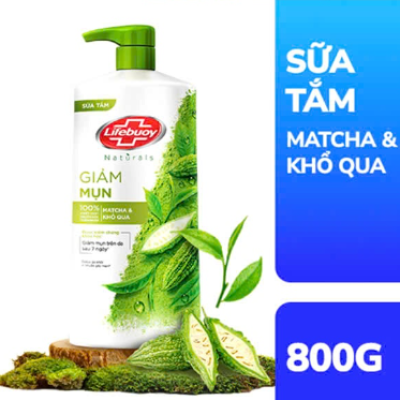 LIFEBUOY Sữa Tắm Matcha và Khổ Qua 800g/Chai